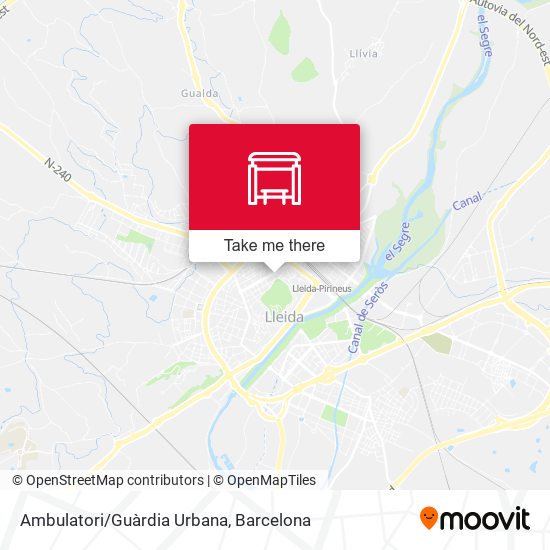 Ambulatori/Guàrdia Urbana map