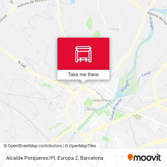 Alcalde Porqueres/Pl. Europa 2 map