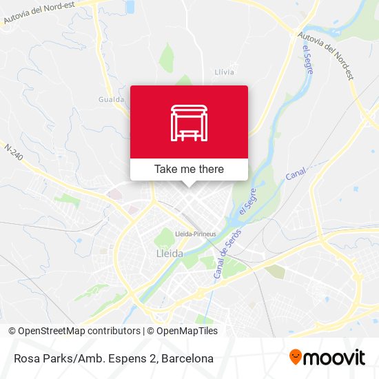 Rosa Parks/Amb. Espens 2 map