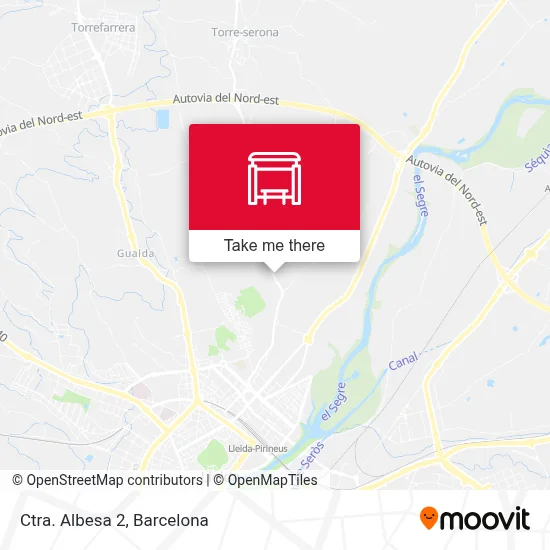 Ctra. Albesa 2 map