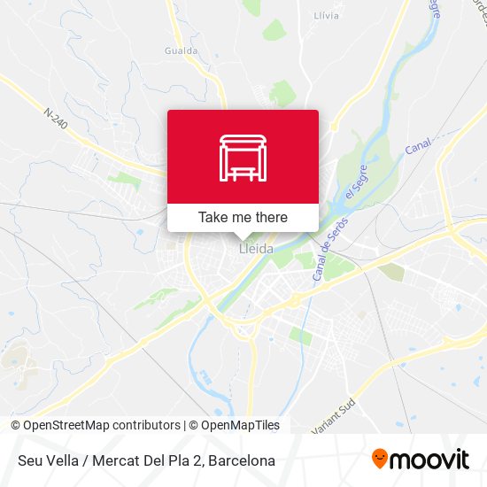 Seu Vella / Mercat Del Pla 2 map