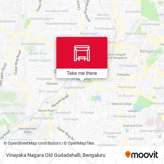 Vinayaka Nagara Old Gudadahalli map