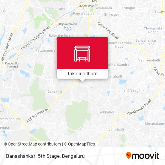 Banashankari 5th Stage map