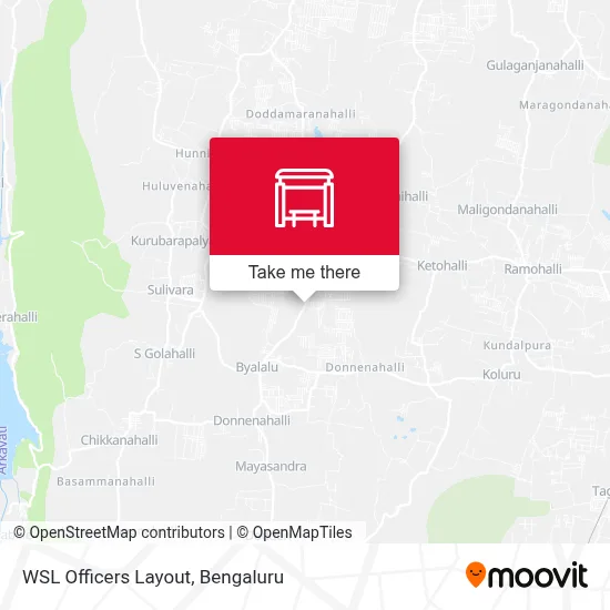 Wsl Officers Layout(Puttaiahna Palya) map