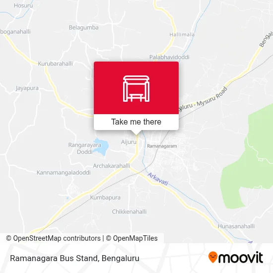 Ramanagara Bus Stand map