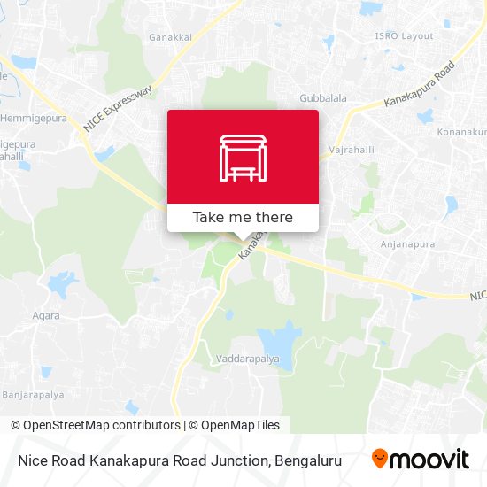 Nice Road Kanakapura Road Junction map