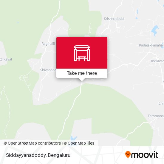 Siddayyanadoddy map