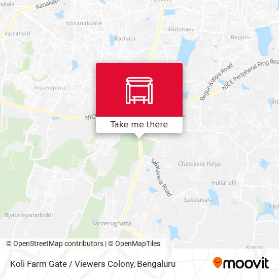 Koli Farm Gate / Viewers Colony map