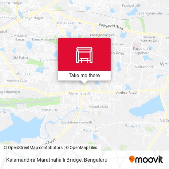 Kalamandira  Marathahalli Bridge map