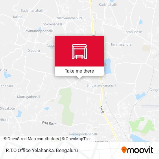 R.T.O.Office Yelahanka map