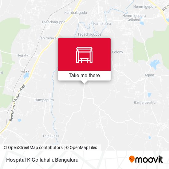 Hospital K Gollahalli map