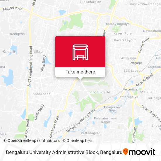 Bengaluru University Administrative Block map