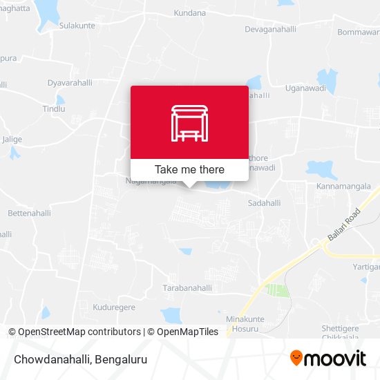 Chowdanahalli map