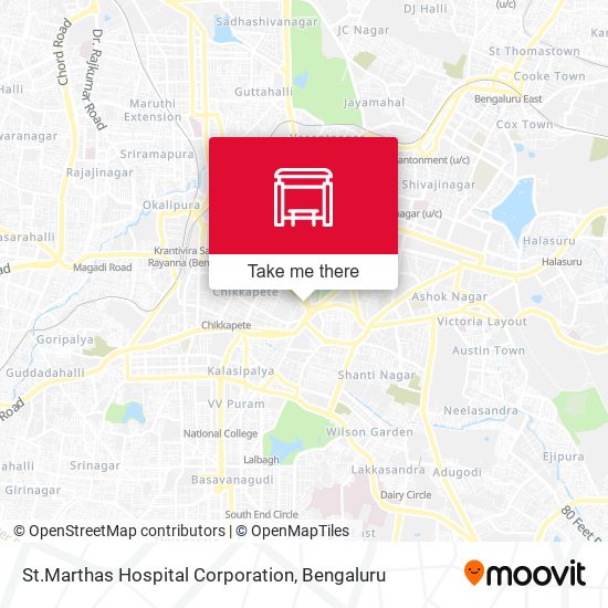 St.Marthas Hospital Corporation map