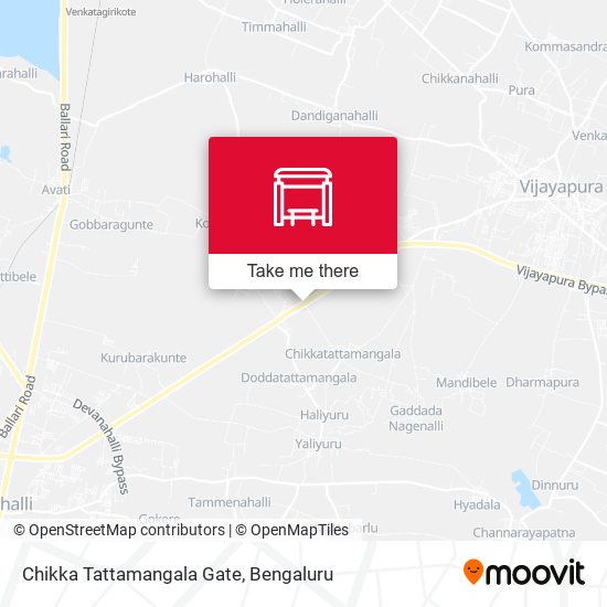 Chikka Tattamangala Gate map