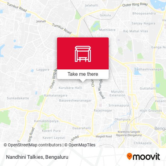 Nandhini Talkies map