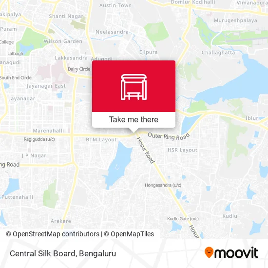 Central Silk Board map