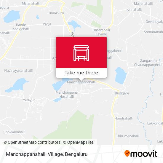 Manchappanahalli Village map