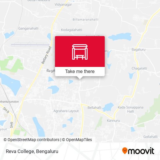 Reva College map