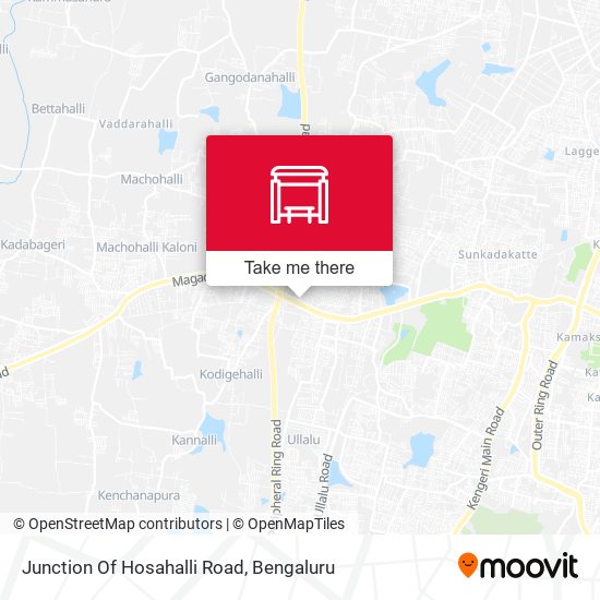 Junction Of Hosahalli Road map