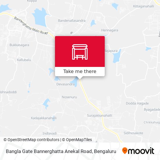Bangla Gate Bannerghatta Anekal Road map