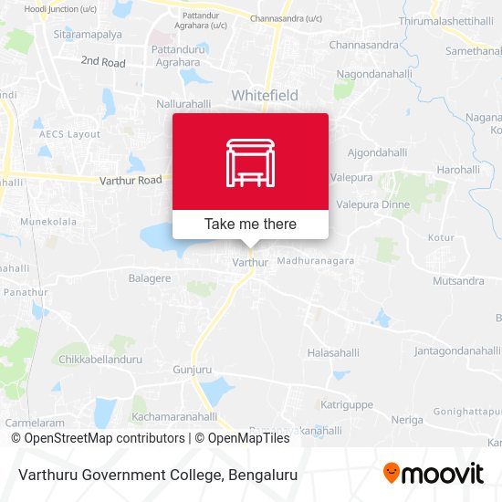 Varthuru Government College map