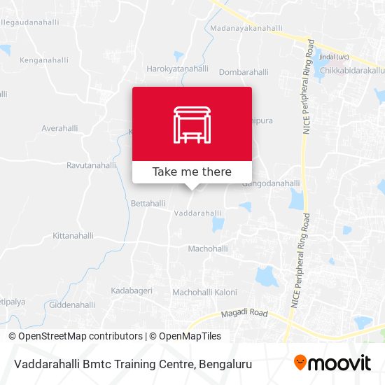 Vaddarahalli Bmtc Training Centre map