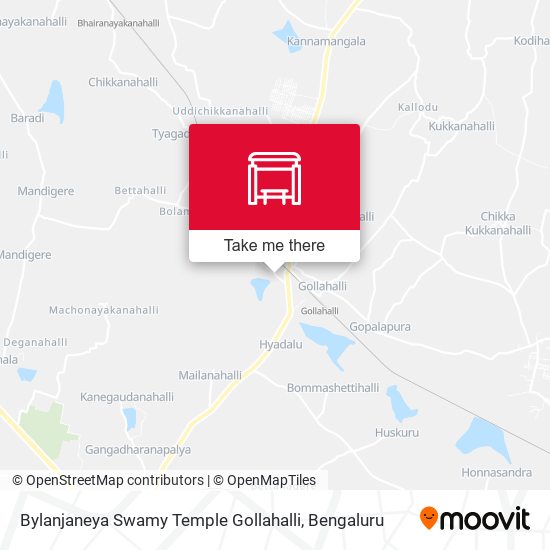 Bylanjaneya Swamy Temple Gollahalli map