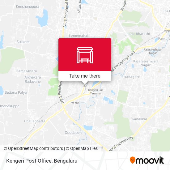 Kengeri Post Office map