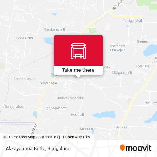 Akkayamma Betta map