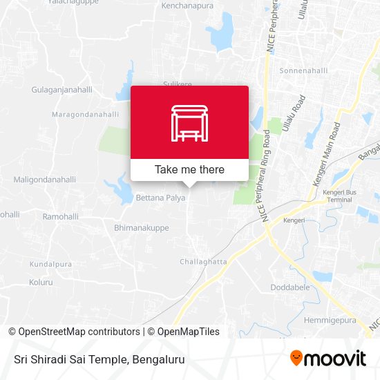 Sri Shiradi Sai Temple map