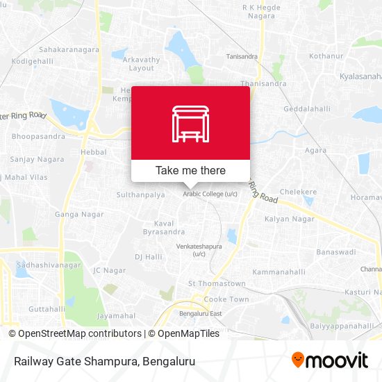 Railway Gate Shampura map