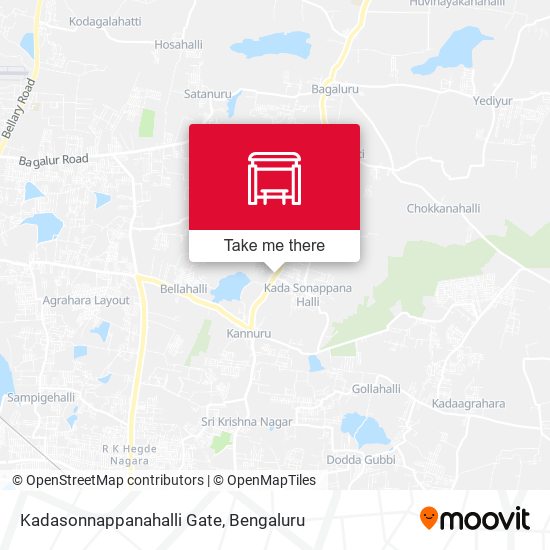 Kadasonnappanahalli Gate map