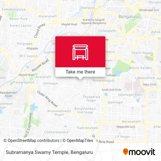 Subramanya Swamy Temple map