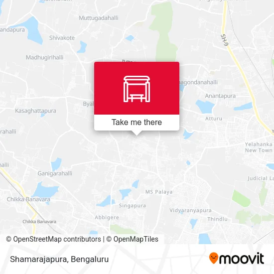 Shamarajapura map