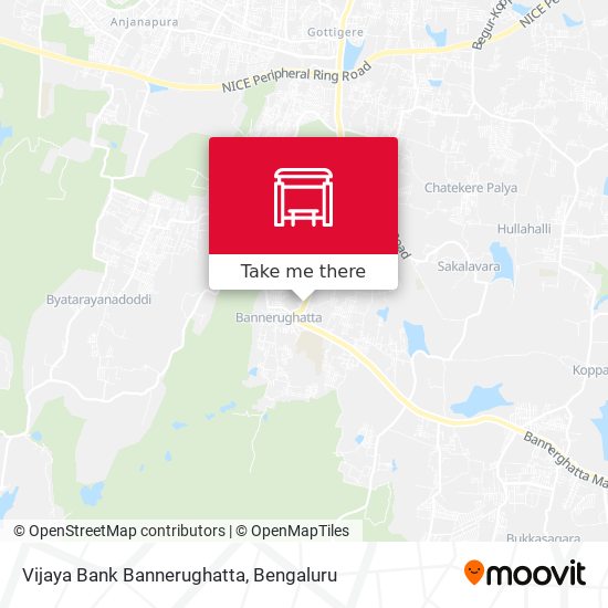 Vijaya Bank Bannerughatta map