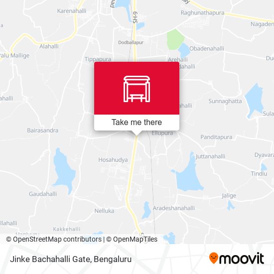 Jinke Bachahalli Gate map