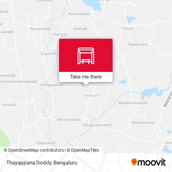 Thayappana Doddy map