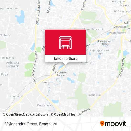 Mylasandra Cross map