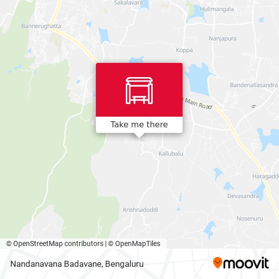 Nandanavana Badavane map