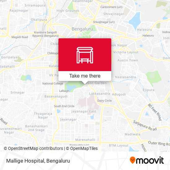 Mallige Hospital map