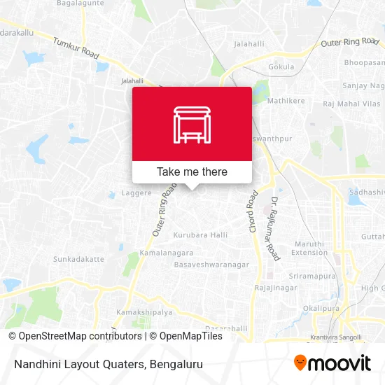 Nandhini Layout Quaters map