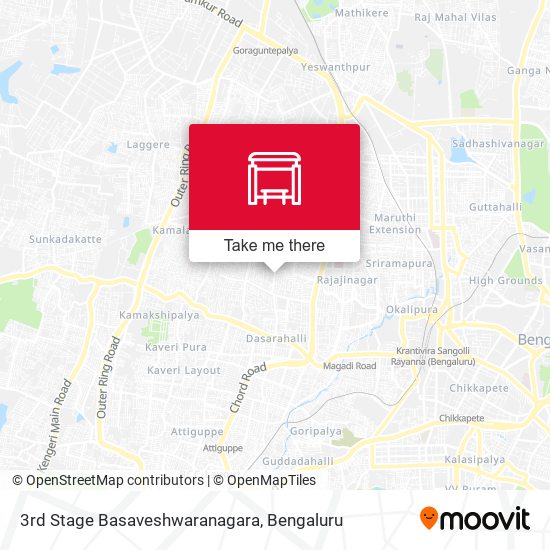 3rd Stage Basaveshwaranagara map