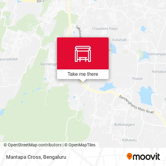 Mantapa Cross map