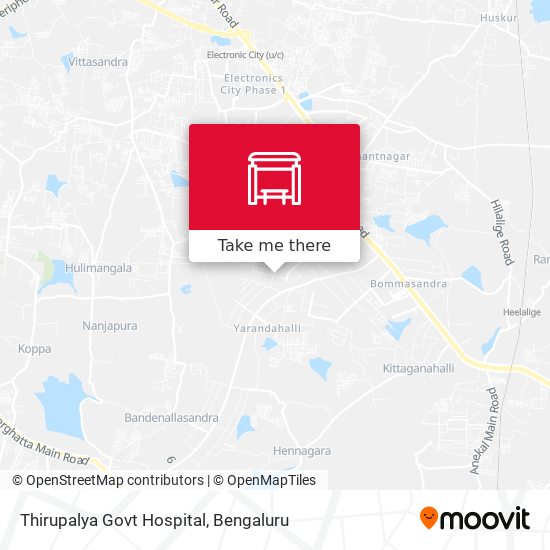 Thirupalya Govt Hospital map