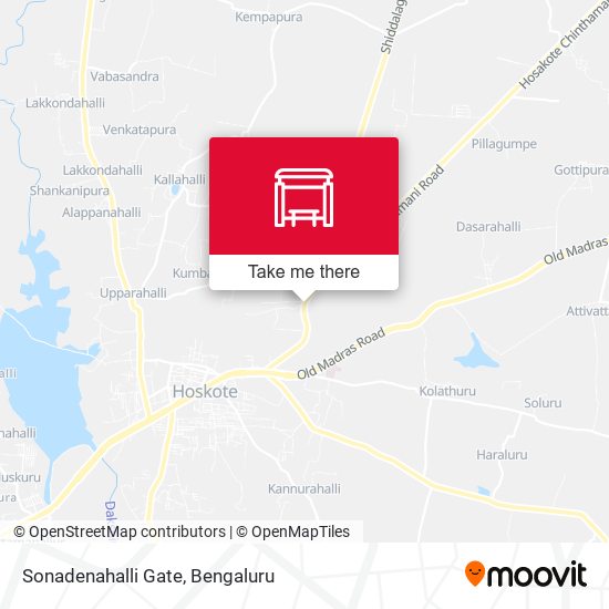 Sonadenahalli Gate map