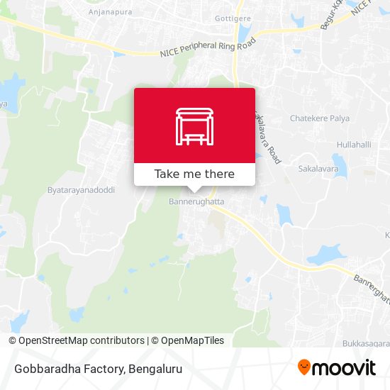 Gobbaradha Factory map