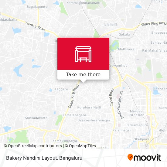 Bakery Nandini Layout map