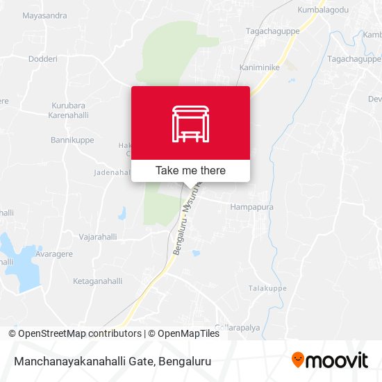Manchanayakanahalli Gate map