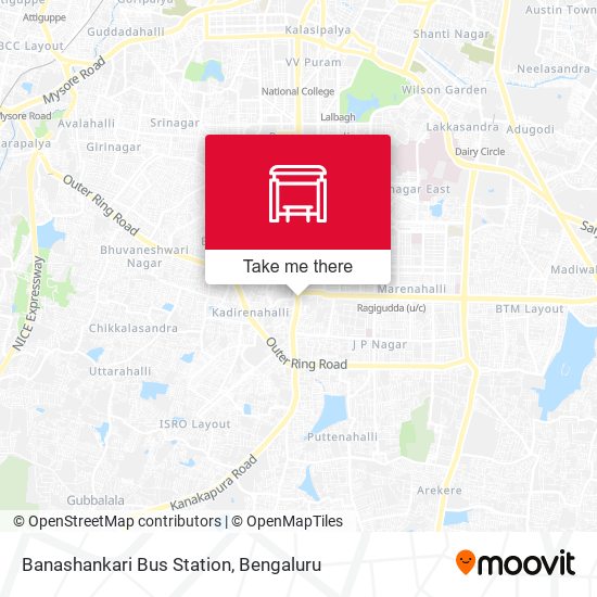Banashankari Bus Station map